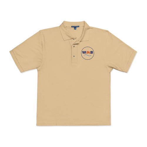 Embroidered USA Flag Polo