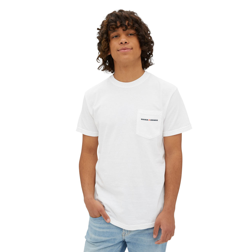 Pocket Sailboat T-Shirt — Minimal Nautical Graphic Tee