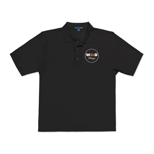 Embroidered Coastal Sunset Polo Shirt